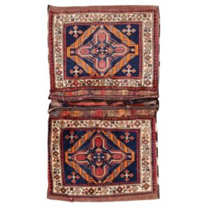 Vintage Persian Saddle Bag – Handwoven & Second-Hand Tōbrag 187412