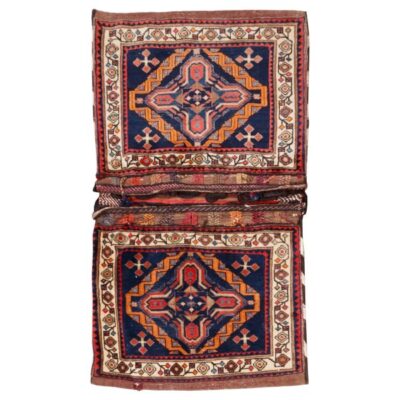 Vintage Persian Saddle Bag – Handwoven & Second-Hand Tōbrag 187412