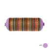 Traditional Persian Cylindrical Bolster Pillow with Elegant Jajim Fabric