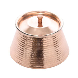 Persian Copper Cooking Pot – Traditional Hammered Artisan Style, Variant B