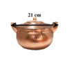 Persian Copper Cooking Pot - Traditional Hammered Artisan Style (3x Volume)