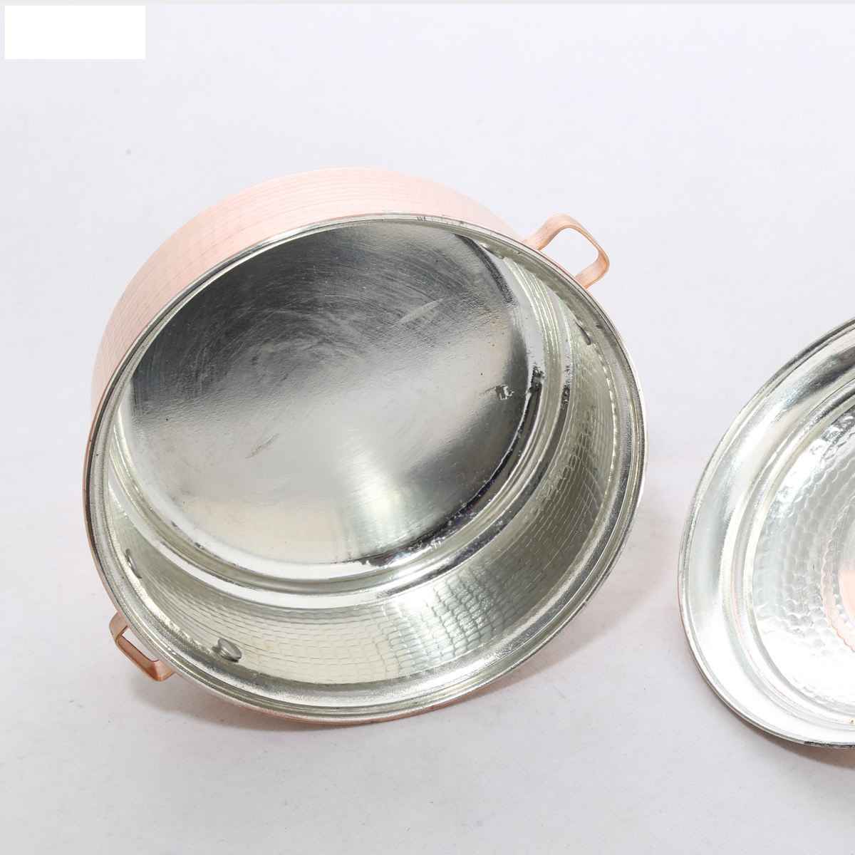 Persian Copper Cooking Pot – Traditional Hammered Artisan Style (5x Volume)