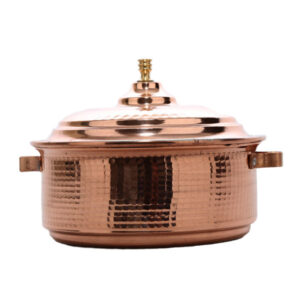 Persian Copper Cooking Pot – Traditional Hammered Artisan Style (5x Volume)