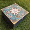 Elegant Persian Poem-Inspired Wooden Tea Chest – Divided Organizer