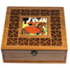 Khatoon Persian Wooden Tea Organizer Chest – Handcrafted Storage