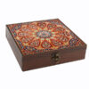 Majnoon Theme Wooden Tea Storage Chest – Persian Organizer Box