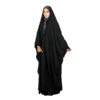 Embroidered Black Iranian Chador – Elegant Full Coverage Abaya (Goldooz)