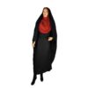 High-End Black Islamic Chador – Full Coverage Overhead Abaya