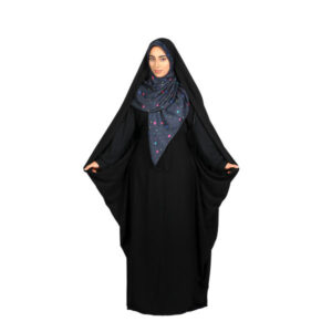Hosna Black Abaya Chador – Traditional Full Length Overhead Hijab