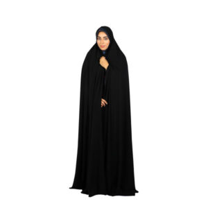 Nastaran Black Muslim Chador – Full Length Overhead Abaya Cloak