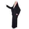 Premium Black Iranian Chador with Sleeves – Full Coverage Hijab