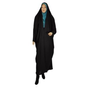 Hadis Classic Black Overhead Chador – Full Length Persian Hijab