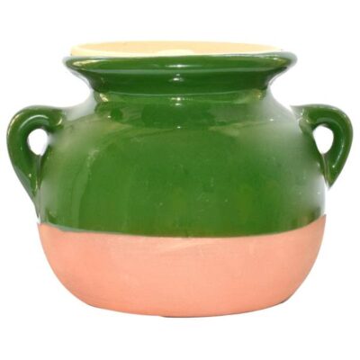 Persian Pottery Dizi Pot with Lid for Cooking Abgoosht - Large