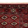 Hand-Knotted Persian Khorasan Sarasar Rug (Tribal Bukhara Design Pattern) - Red Wool
