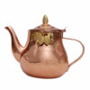 Persian Copper Teapot - Hand-Hammered Grape Design (700ml)