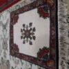Hand-Knotted Persian Bakhtiyari Goldani Rug (Traditional Flower Vase Design) - White Wool
