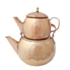Persian Copper Double Teapot Durable and Hammered Afs03