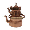 Persian Copper Double Teapot Durable and Hammered Brown