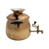 Persian Copper Stovetop Samovar Tea Maker with Teapot 3.5-Liter