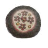Persian Wool Felt Rug 100% Natural and Handmade Round Nila