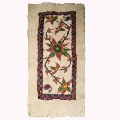 Persian Wool Felt Rug 100% Natural and Handmade Tiba