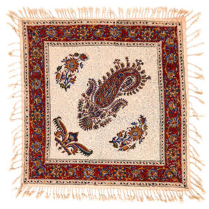 Iranian Tablecloth: Isfahan’s Traditional Kalamkari Block Print Majnooni