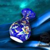Decorative Copper Vase Hand-Painted with Persian Minakari Enamel, Featuring the Blue Sky Model for a Fresh Floral Display of Single Stems