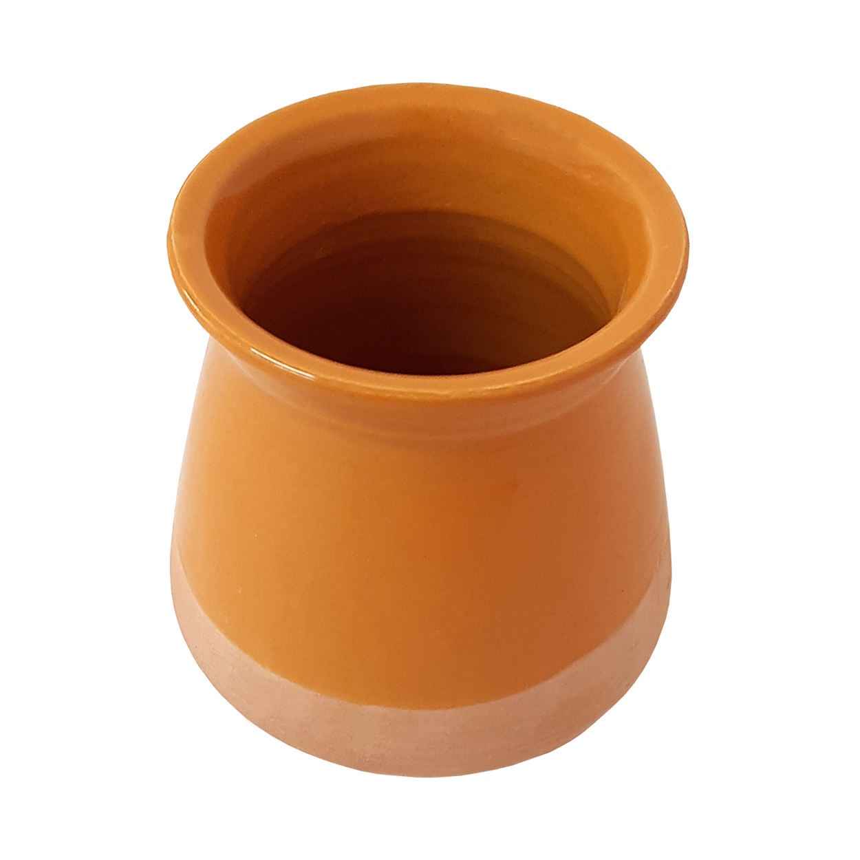 Persian Pottery Dizi Pot with Lid for Cooking Abgoosht – Yellow