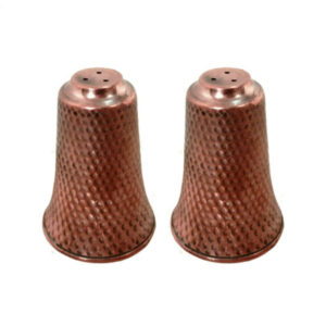 Set of 2 Persian Copper Salt & Pepper Shakers Almas