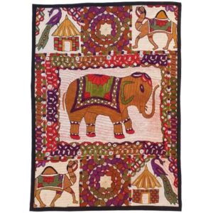Hand Embroidered Tablecloth Model Circus