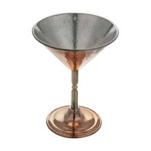 Handcrafted Persian Copper Wine Glass Stemware – Hammered Model Asal