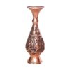 Handcrafted Persian Engraved Copper Vase, Featuring the Zanjani Model with a Traditional Pictorial Design for Artistic Decor