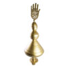 Islamic Metal Hamsa - The Hand of Fatima & Qibla Symbol