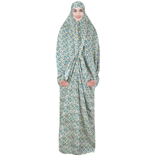 Green Namaz Chador for Women, Full-Coverage Prayer Wear
