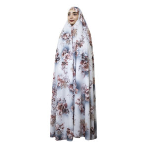 Premium Patterned Daily Namaz Dress – Full Coverage Overhead Hijab