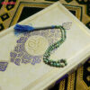 Persian Neyshabur Turquoise Rosary: Prayer 66 Beads Handcrafted Tasbih