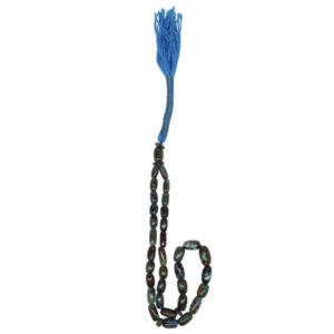 Persian Neyshabur Turquoise Rosary: Prayer 33 Beads Handcrafted Tasbih Lavan