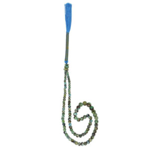 Persian Neyshabur Turquoise Rosary: Prayer Beads Handcrafted Tasbih I