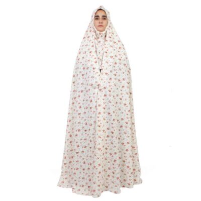 White Namaz Chador for Women, Traditional Prayer Wear