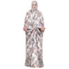 Islamic Namaz Chador for Women Ideal for Praying - White Floral