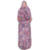 Islamic Namaz Chador for Women Ideal for Praying - Purple Flower