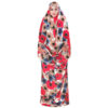 Islamic Namaz Chador for Women Ideal for Praying - Red Flower