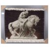 Hand-Knotted Persian Pictorial Rug from Tabriz Depicting Lady Godiva Embossed