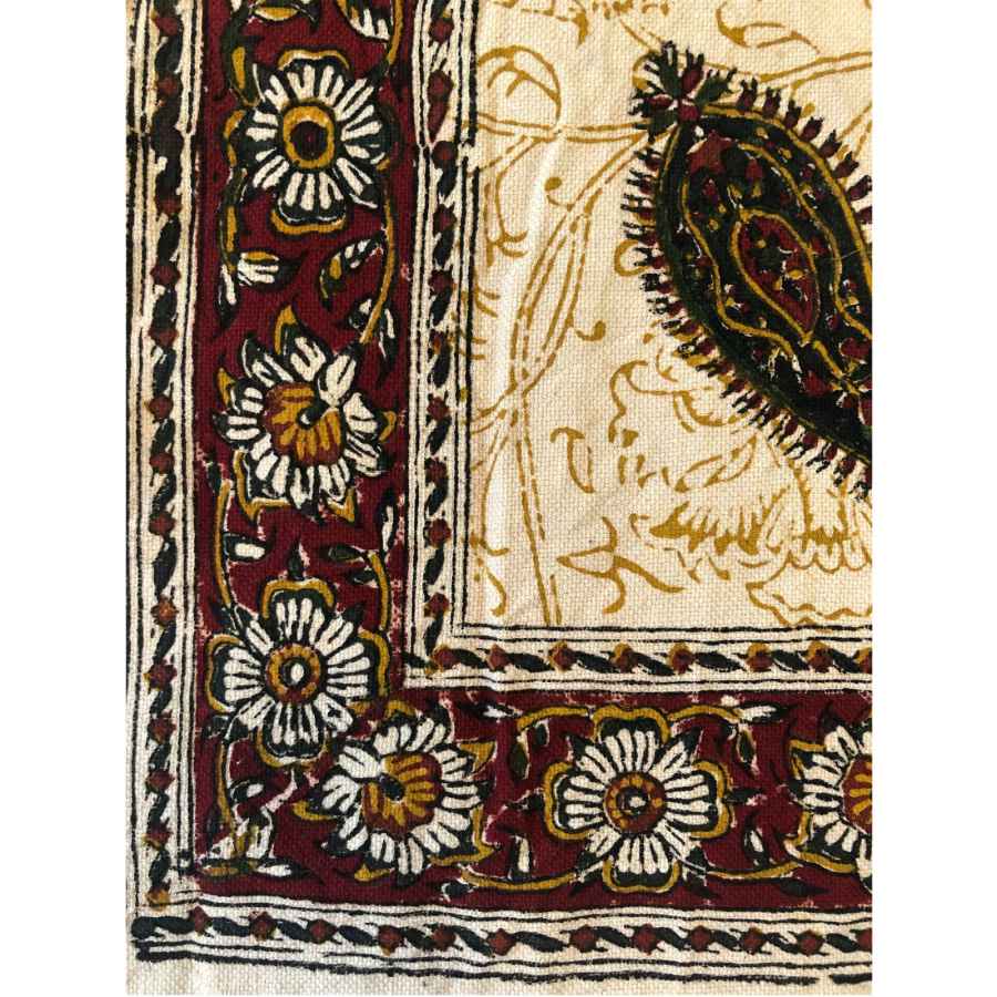 Islamic Block Print Tablecloth Model Ya Qamar e Bani Hashim