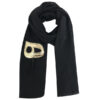 Persian Solid Black Shawl with Hich Calligraphy