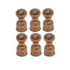 Set of Persian Copper Salt & Pepper Shakers Checkered (6X)