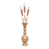 Set of Four Persian Decorative Copper Vases, Featuring the Ball Model with Copper Flowers for a Coordinated Arrangement