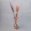 Set of Four Persian Decorative Copper Vases, Featuring the Ball Model with Copper Flowers for a Coordinated Arrangement