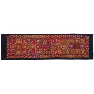 Hand Embroidered Table Runner Model Hanna