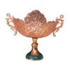 Decorative Bowl Persian Artisan-Crafted Turquoise Inlay Royal